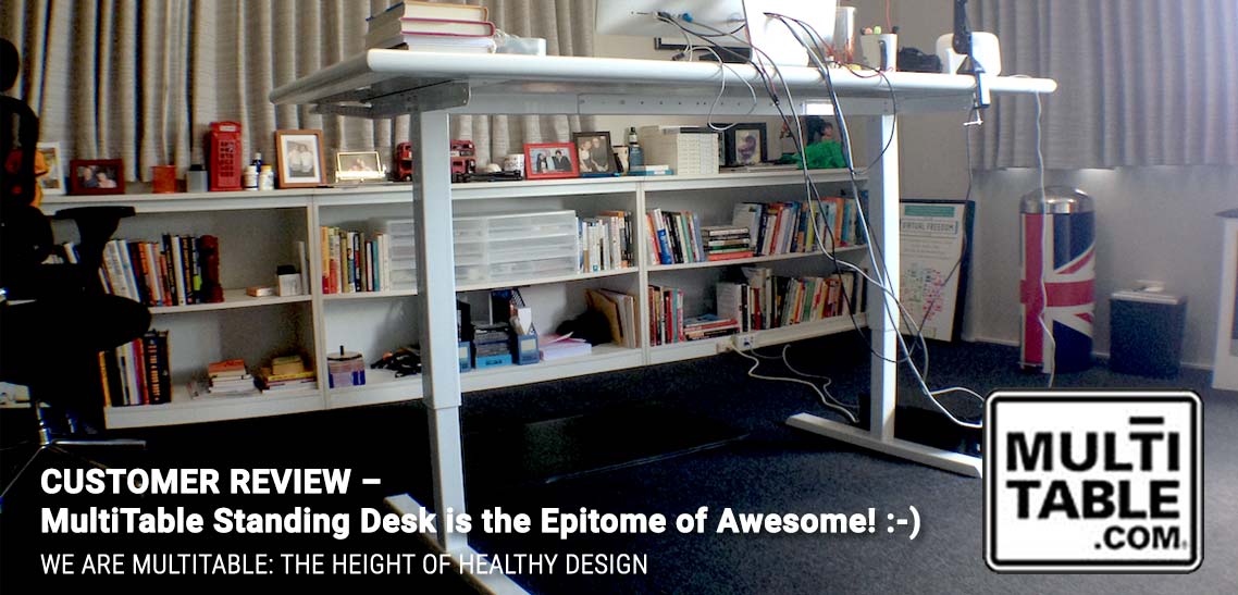 Standing Desk Customer Review MultiTable Standing Desk Is The Epitome Of Awesome
