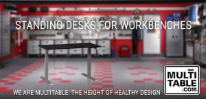 A Standing Desk For A Garage Workbench MultiTable