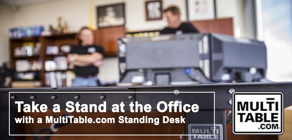Take A Stand At The Office With A MultiTable Standing Desk