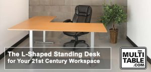 The L Shaped Standing Desk For Your 21st Century Workspace MultiTable Sit Stand L Shaped Desks