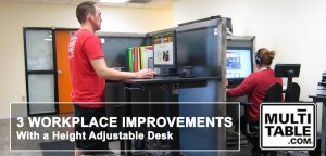 3 Workplace Improvements With A Height Adjustable Desk MultiTable