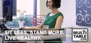 Height Adustable Standing Desk New Year Resolutions MultiTable