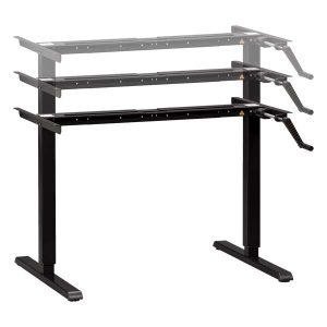 Manual Standing Desk Base Black Multitable 2