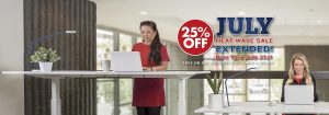 Height Adjustable Standing Desk Sale MultiTable Extended
