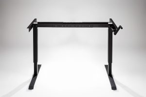 Hand Crank Standing Desk Black Frame