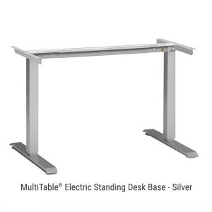 Electric Standing Desk Base Silver