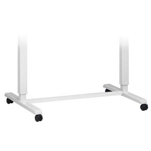 Standing Desk Wheel Kit White