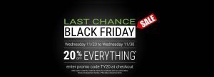 Last Chance Black Friday Multitable Homepage Banner