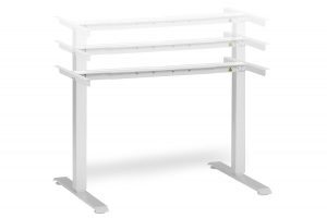 Electric Height Adjustable Standing Desk White Frame MultiTable