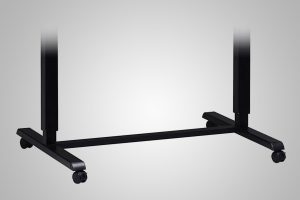 Hand Crank Standing Desk Wheel Kit Black MultiTable
