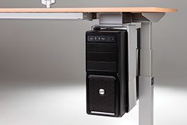 Standing Desk Swivel CPU Holder