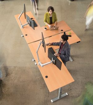 Adjustable Height Standing Desk Laminate Tops By MultiTable
