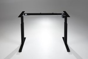 FlexTable Height Adjustable Standing Desk Black Electric Frame MultiTable