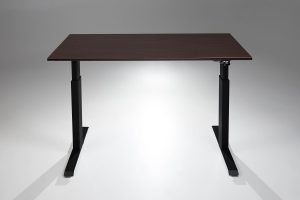FlexTable Height Adjustable Standing Desk Black Espresso MultiTable