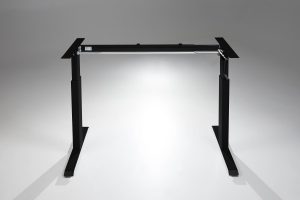FlexTable Height Adjustable Standing Desk Black Hand Crank Frame MultiTable