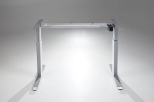 FlexTable Height Adjustable Standing Desk Silver Frame MultiTable