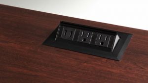 Pop Up Power Supply Black MultiTable Standing Desk Ergonomic Accessories