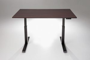 Mod E2 Height Adjustable Standing Desk Black Base Espresso Table Top MultiTable