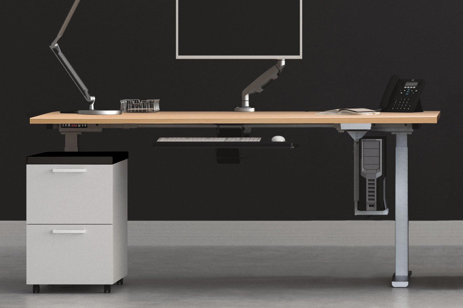 MultiTable Mod-E2 Electric Height Adjustable Table Standing Desk