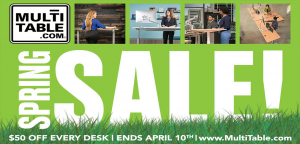 Spring Standing Desks Sale 2018 MultiTable Height Adjustable Standing Desks