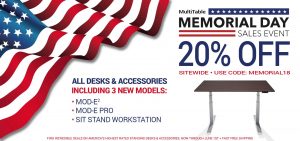 Memorial Day Standing Desk Sale MultiTable 2018