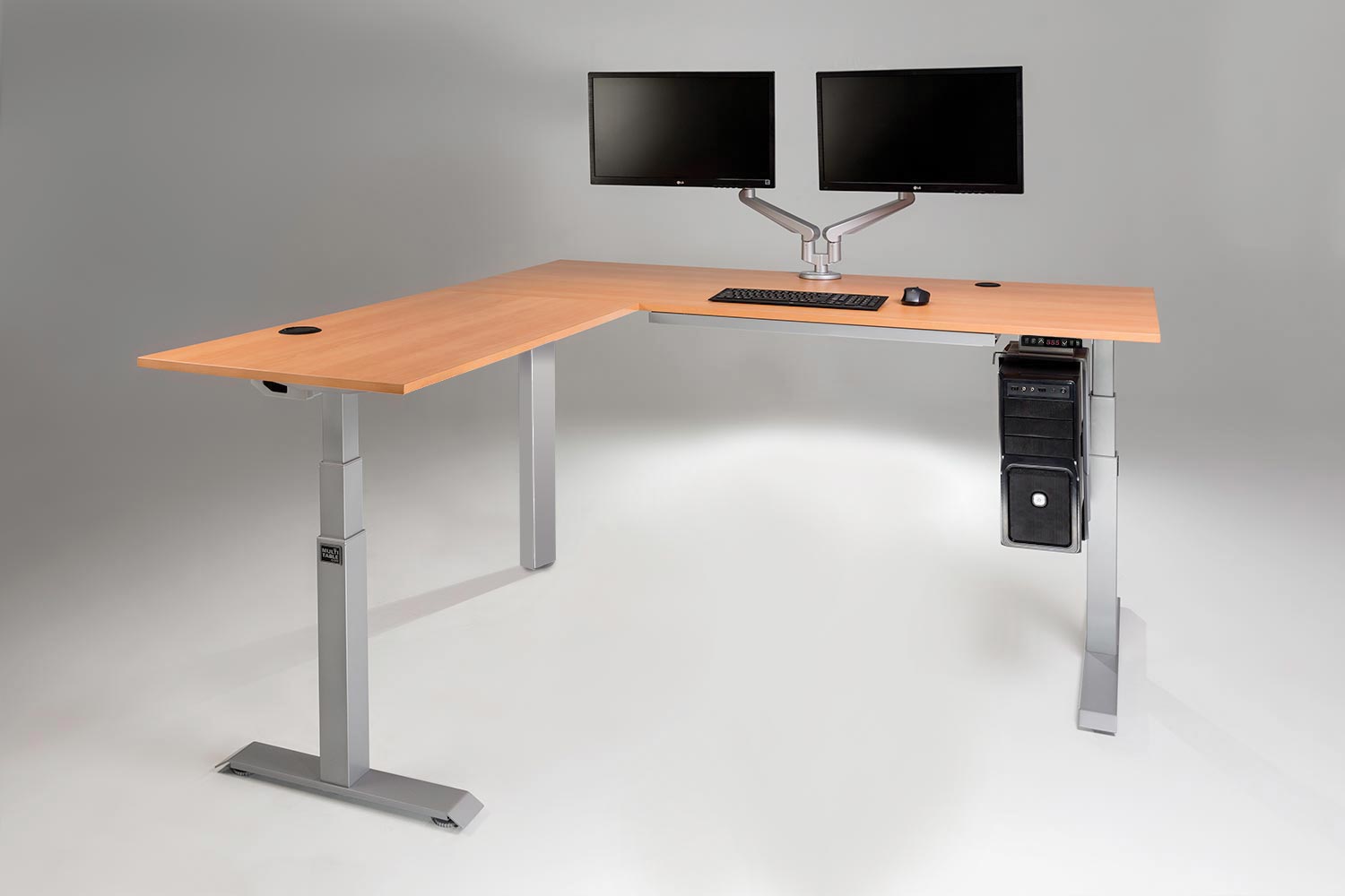 Mod E Pro L Shaped Corner Standing Ergonomic Desk MultiTable Phoenix Arizona