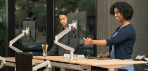 Working Toward A Healthier Workplace MultiTable Standing Desks