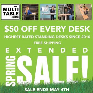 Spring Sale 2019 Standing Desks MultiTable 02 EMAIL