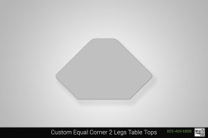 Custom Equal Corner 2 Legs Standing Desk Table Top Shape Options MultiTable Office Furniture Manufacturing Phoenix Arizona Since 2010