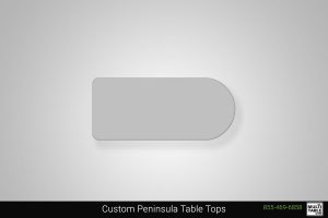 Custom Peninsula Standing Desk Table Top Shape Options MultiTable Office Furniture Manufacturing Phoenix Arizona Since 2010