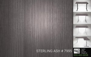 Custom Standing Desk Table Top Options MultiTable Office Furniture Manufacturer Supplier Phoenix Arizona Wilsonart Sterling Ash 7995