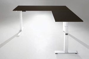 Mod E Pro L Shaped Standing Desk Frame White R Libretti Table Top Ergonomic Furniture MultiTable