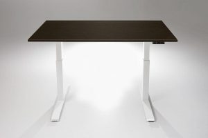 Mod E2 Height Adjustable Standing Desk White Base Libretti Table Top MultiTable