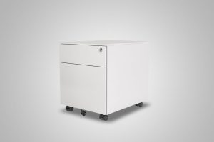2 Drawer Mobile Pedestal White MultiTable Office Furniture Supplier Phoenix Arizona Since 2010