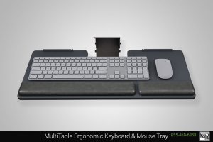 Custom Standing Desk Accessories Ergonomic Keyboard Mouse Tray MultiTable Office Furniture Manufacturing Phoenix Arizona Since 2010