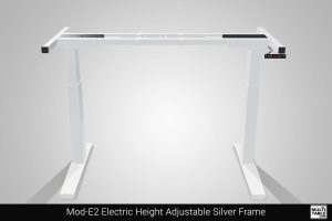 Mod E2 Electric Height Adjustable White Frame Custom Design Options MultiTable Office Furniture Manufacturing Phoenix Arizona Since 2010